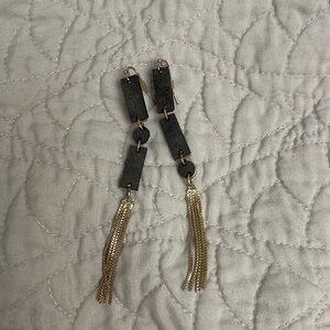 Universal Thread Leather Earrings